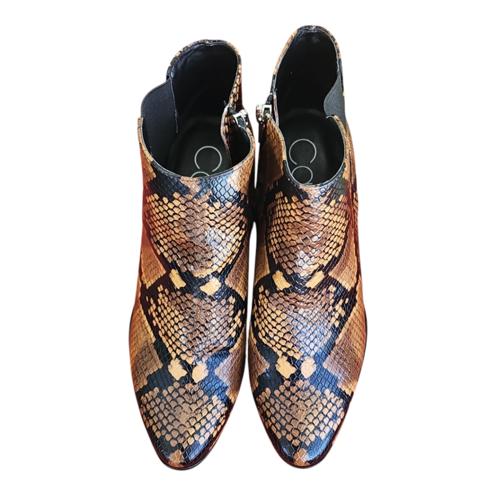 Calvin Klein Fioranna Faux Snakeskin Boots